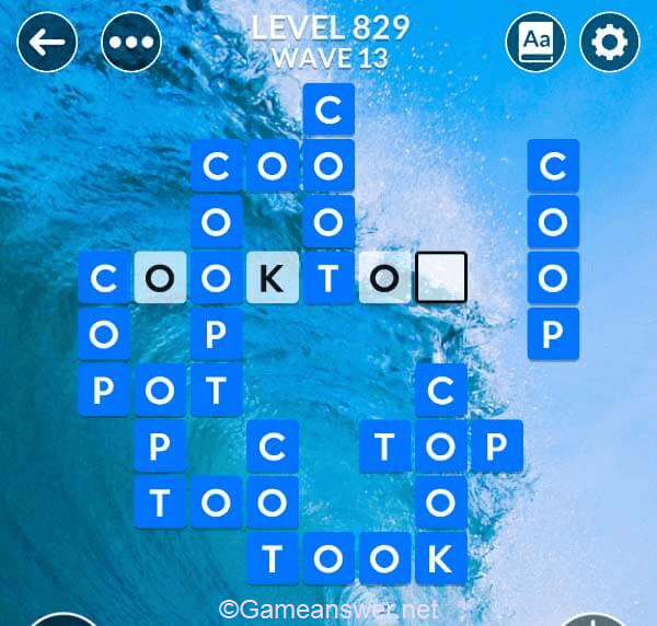 wordscapes level 829