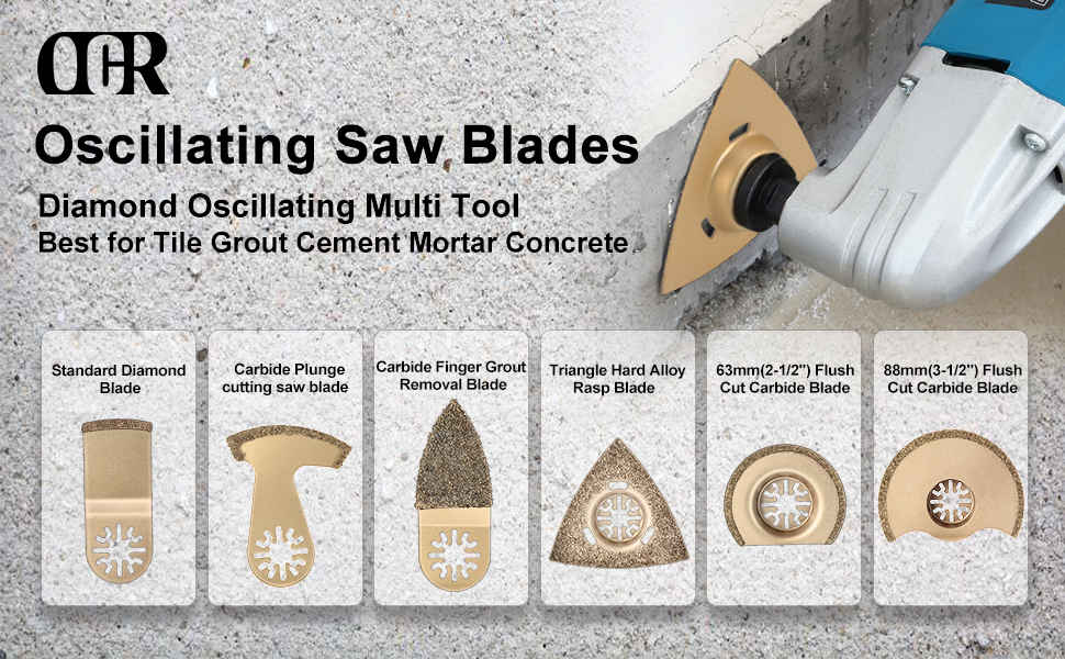 oscillating tool diamond blade for tile