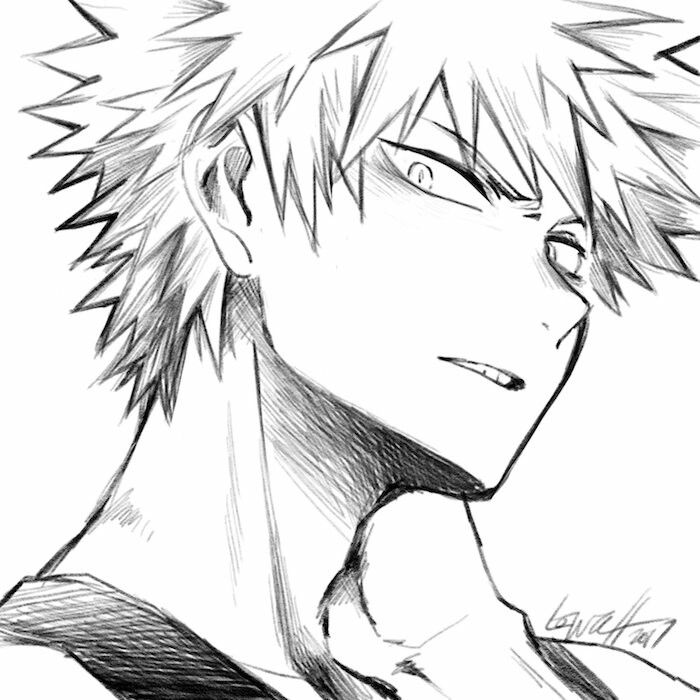 bakugou katsuki para dibujar