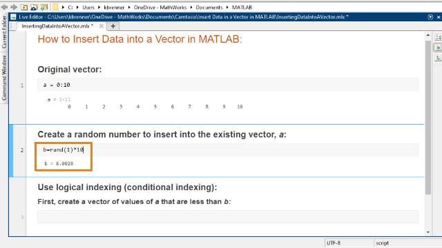 append to array matlab