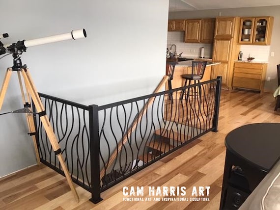 indoor metal railings