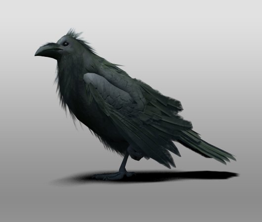 3d model raven