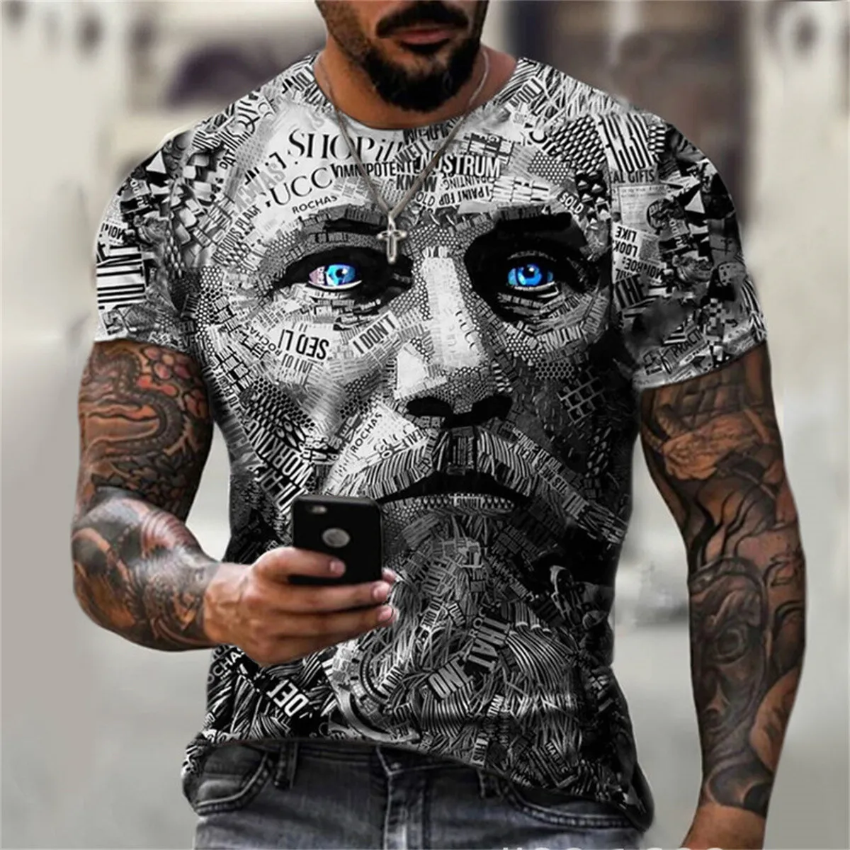 3d t-shirts herren