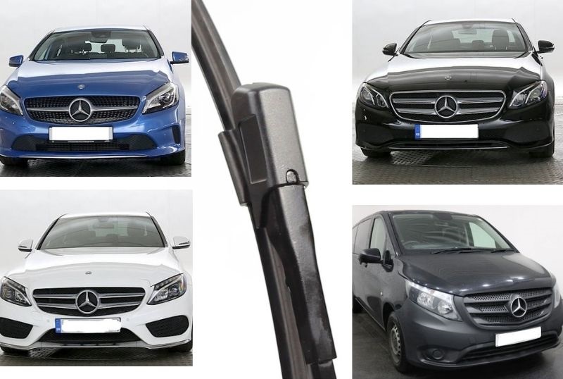 mercedes a class window wipers