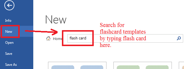 microsoft flashcards