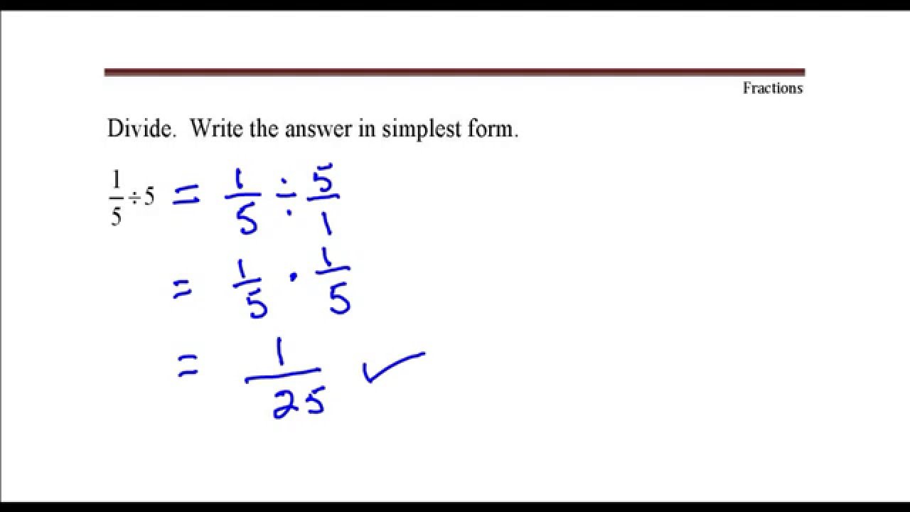 1/5 divided by 5