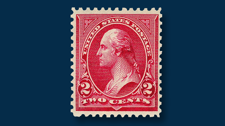 rare 2 cent george washington stamp