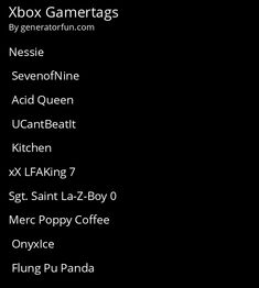 gamertags generator