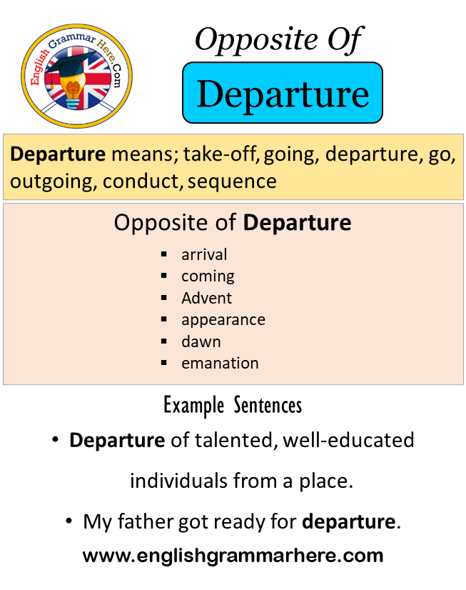 departing synonym