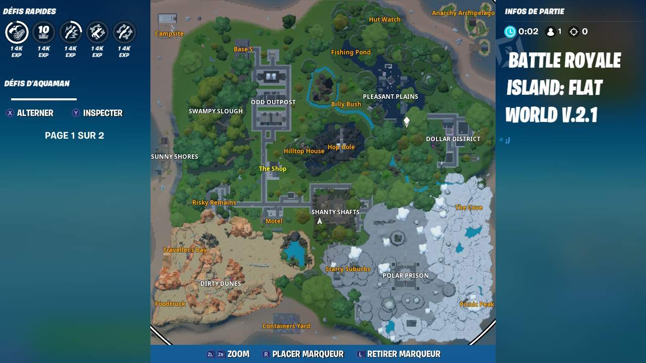 how to get battle royale island in creative