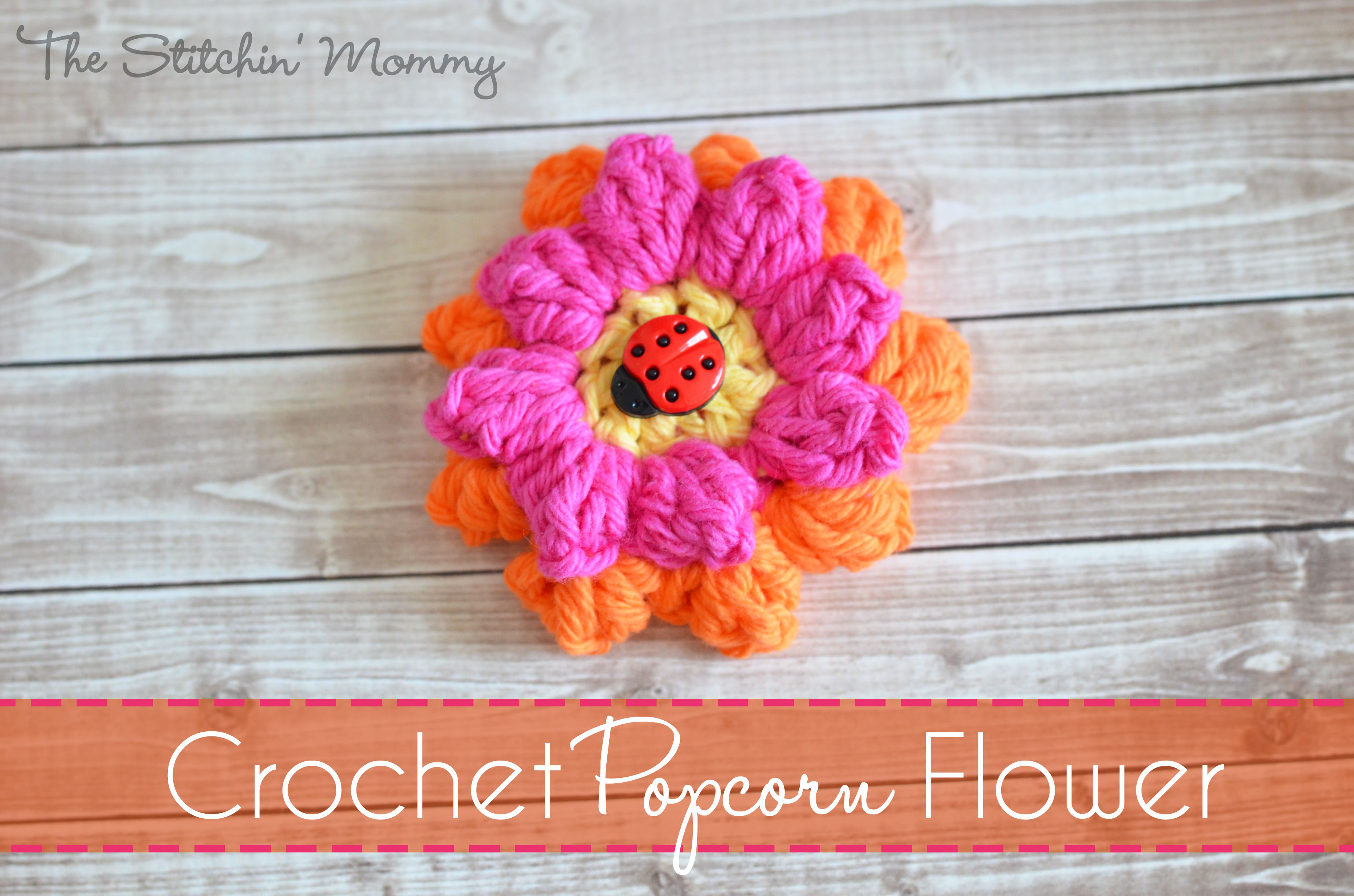 popcorn flower crochet