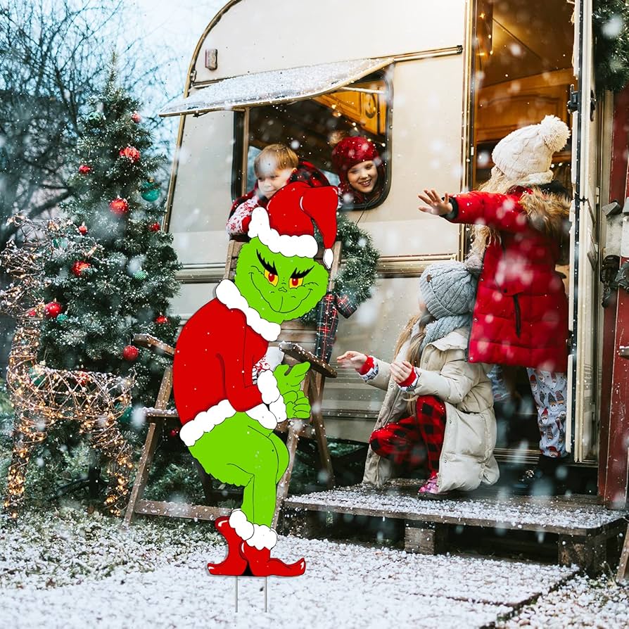 grinch outdoor decor