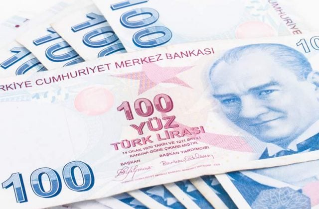 90 turkish lira in pounds