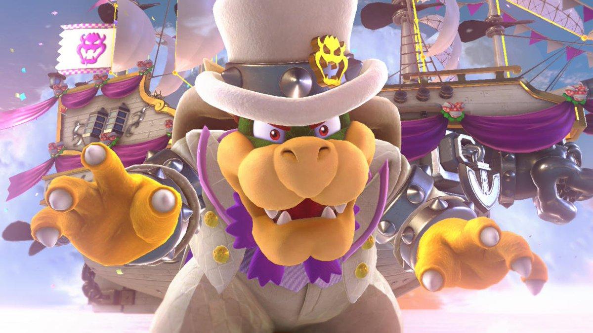 super mario odyssey wedding bowser