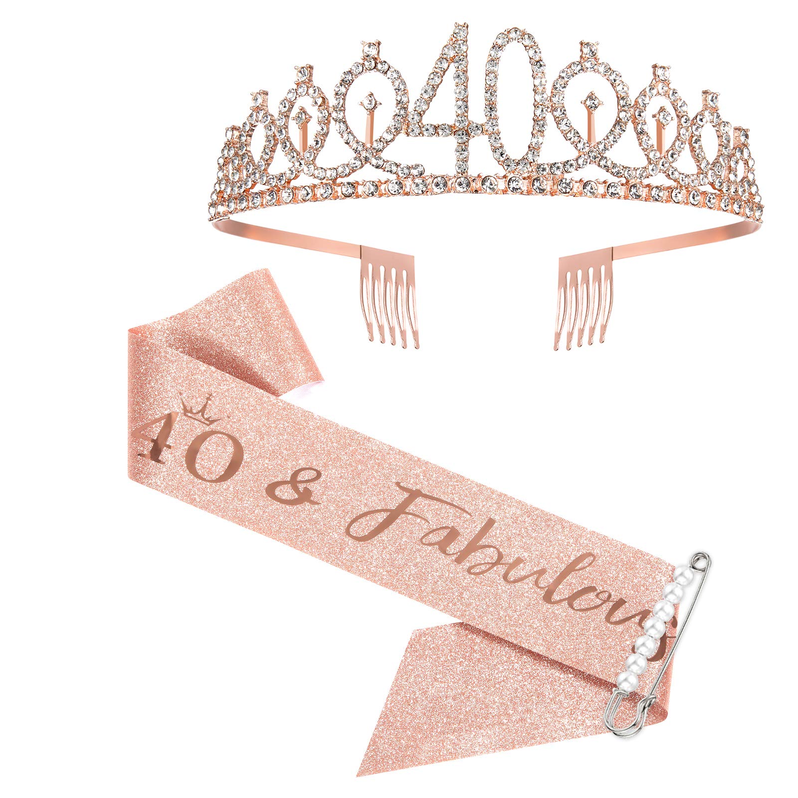 40th birthday tiara amazon