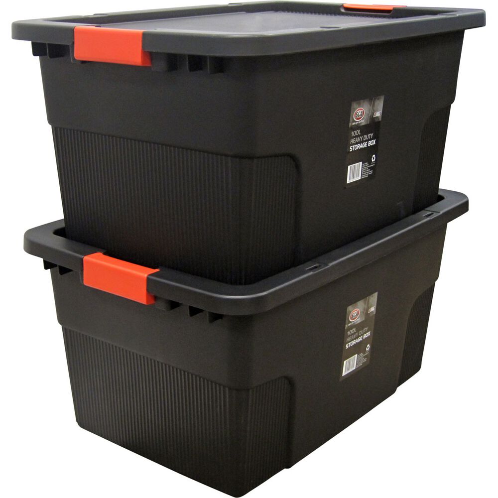 heavy duty plastic storage boxes supercheap