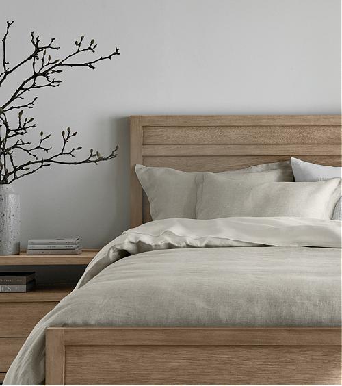 crate and barrel bedspreads