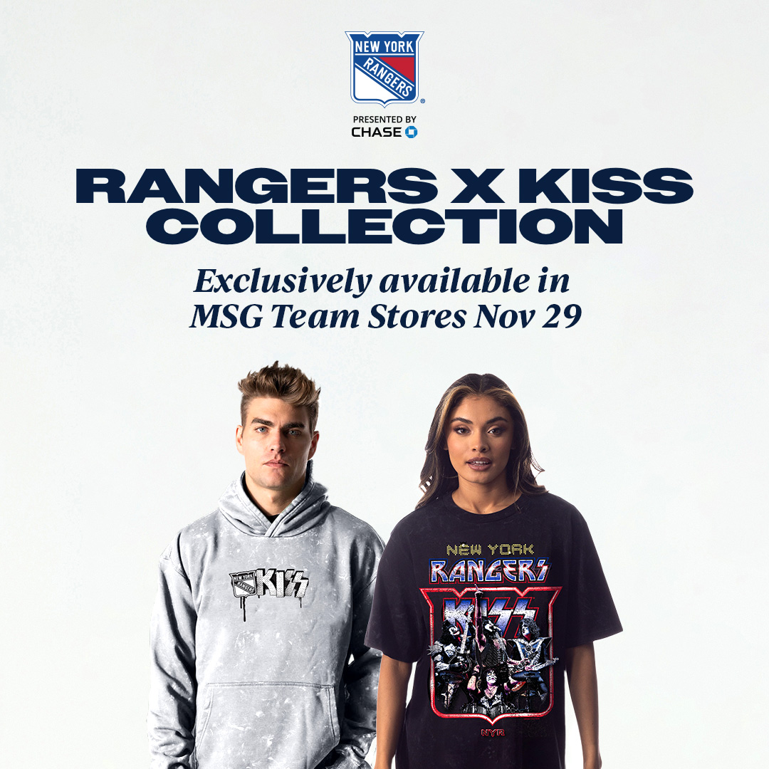 kiss ny rangers shirt