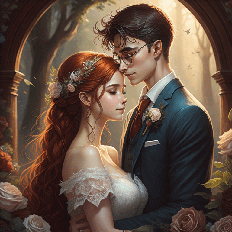 harry and ginny fan art