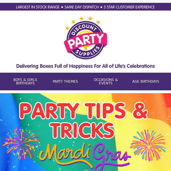 discount party supplies