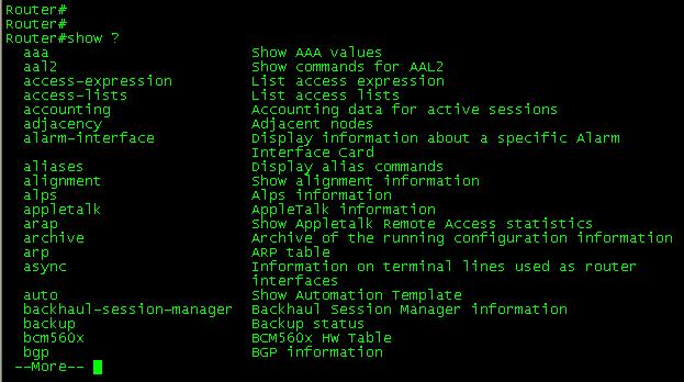 cisco commands