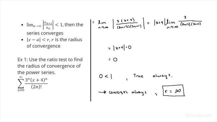 radius of convergence