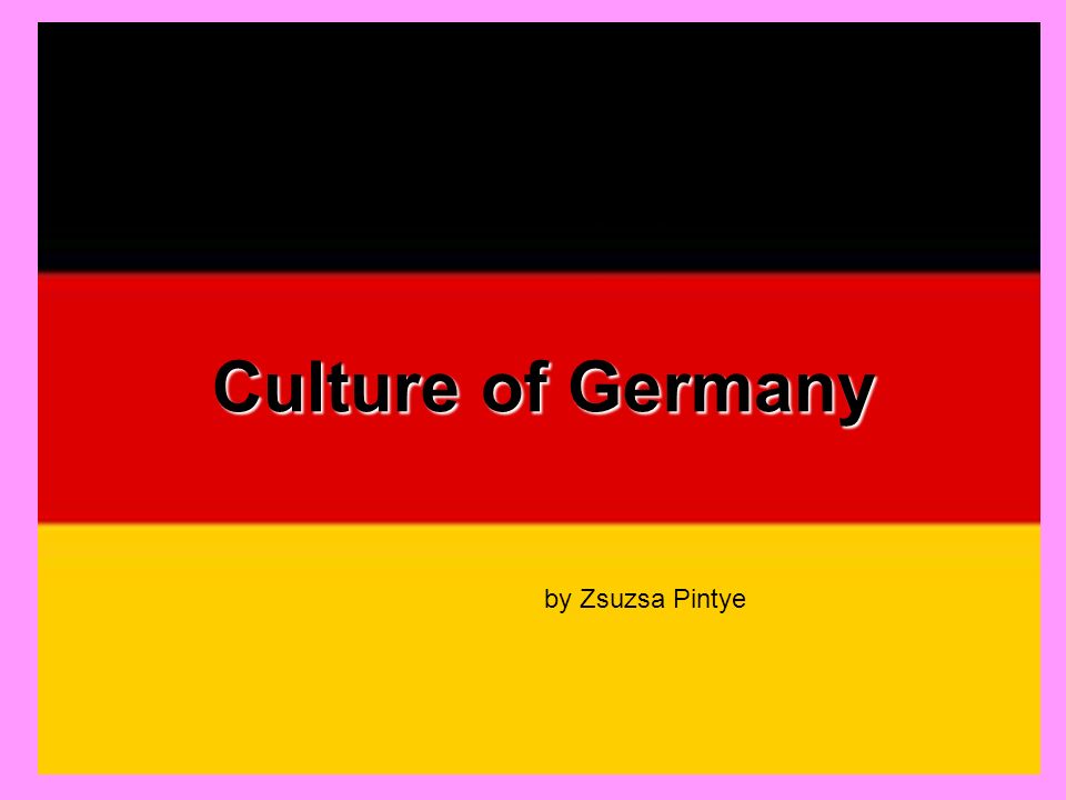 german culture and tradition ppt