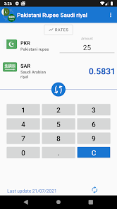 pak rupee to riyal