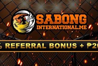 sabong welcome bonus
