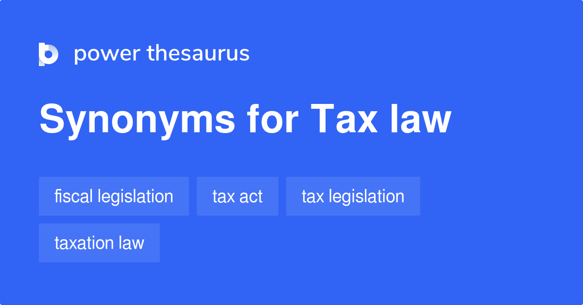 tax synonym