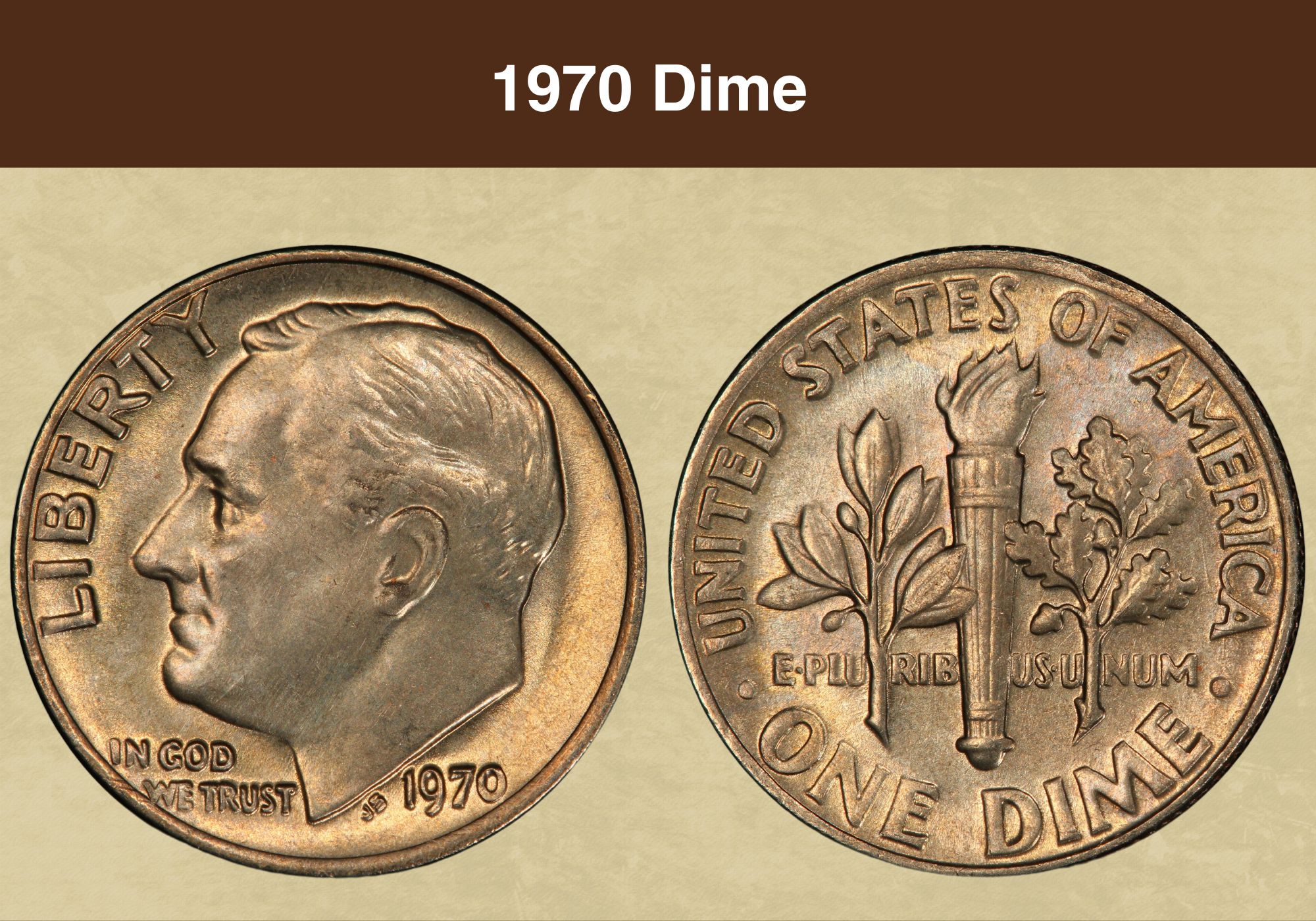 value of a 1970 dime