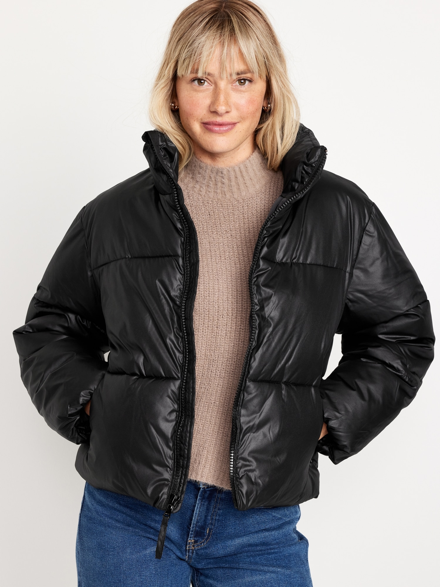 old navy puffer jacket