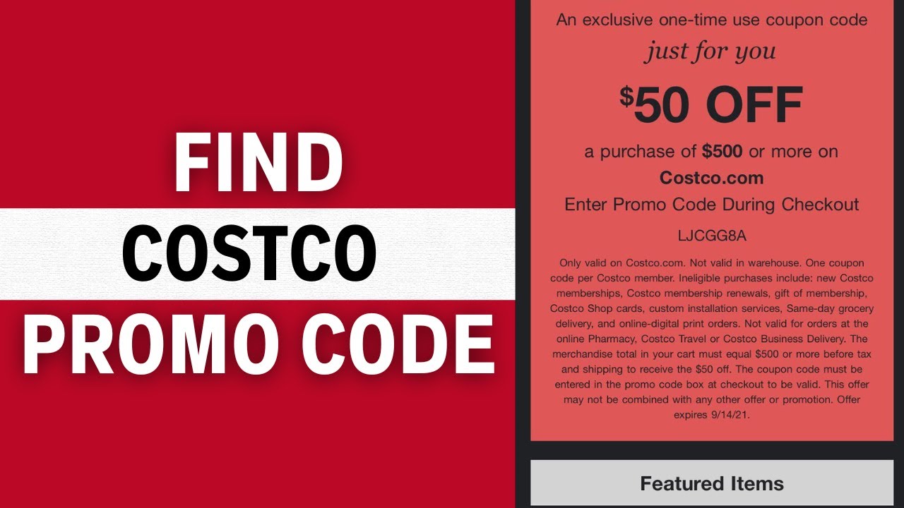 costco promo coupon