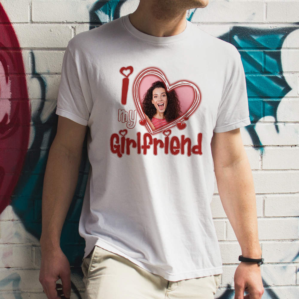 i love my girlfriend shirt