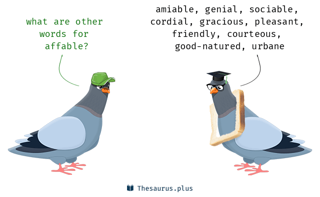 affable thesaurus