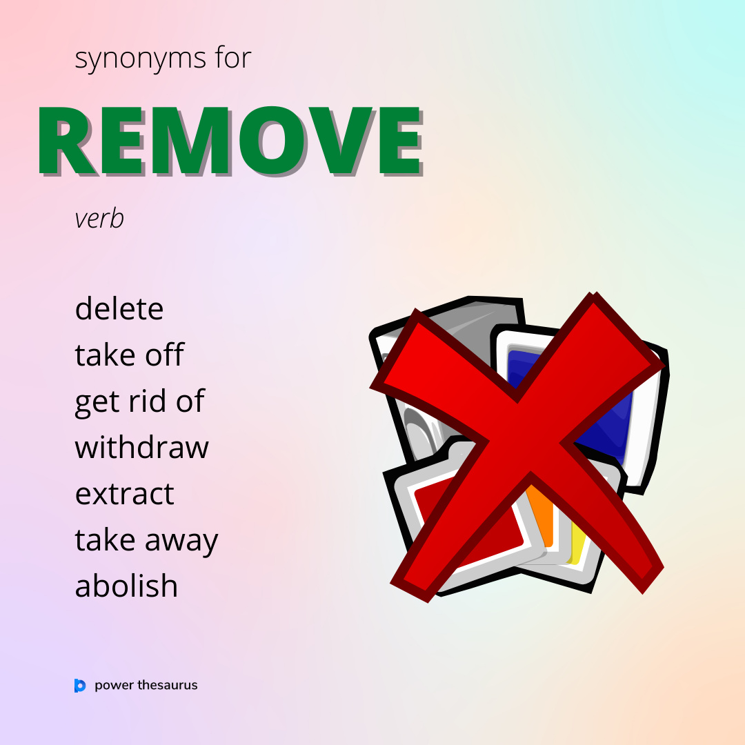 take away from synonym