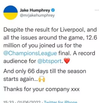 jake humphrey twitter