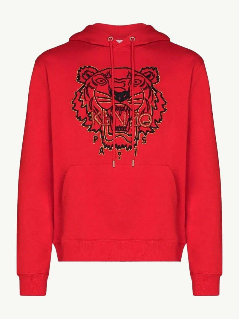 kenzo red hoodie