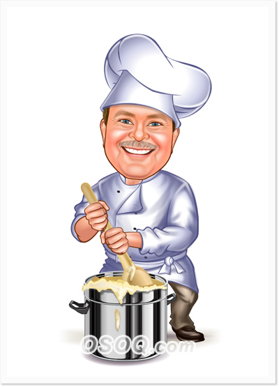 chef caricature maker