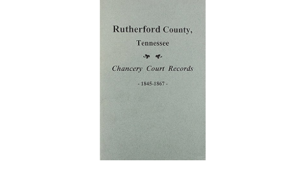 rutherford county tn chancery court