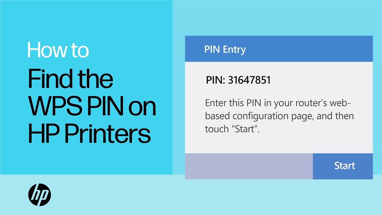 wps pin code for printer