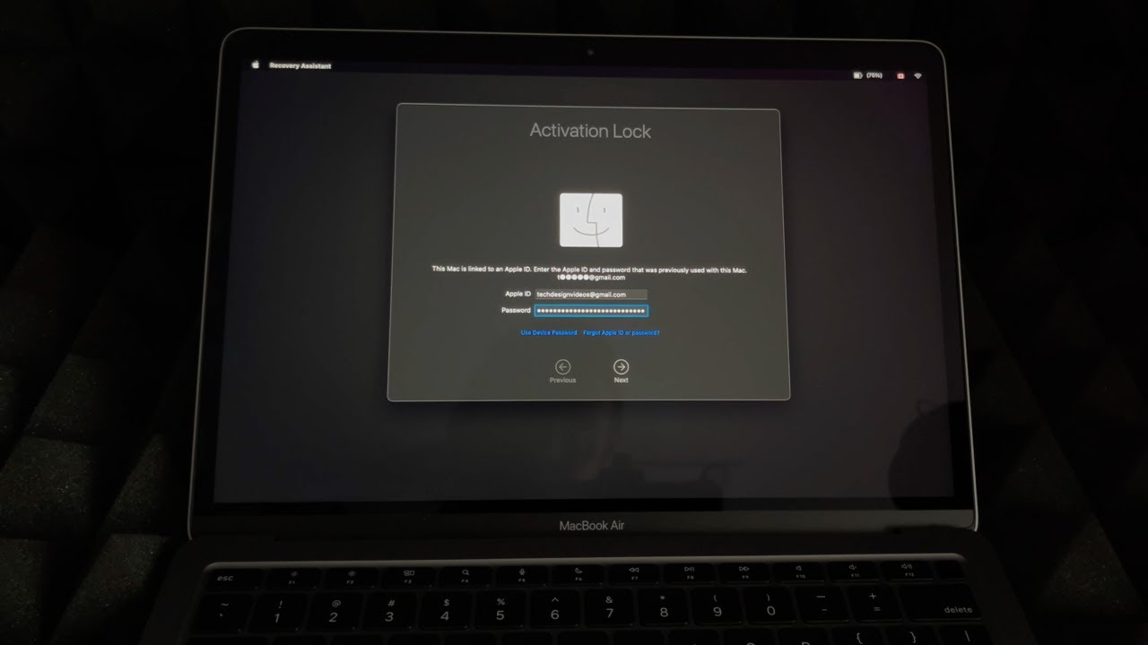 activation lock macbook