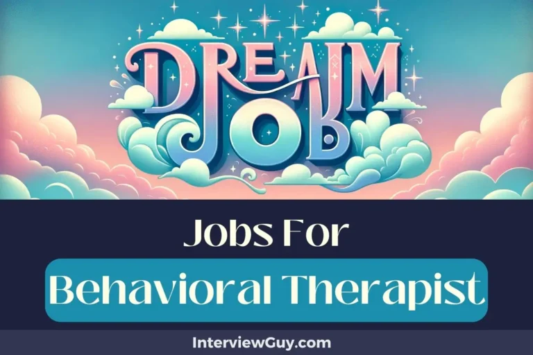 behavioral therapist jobs