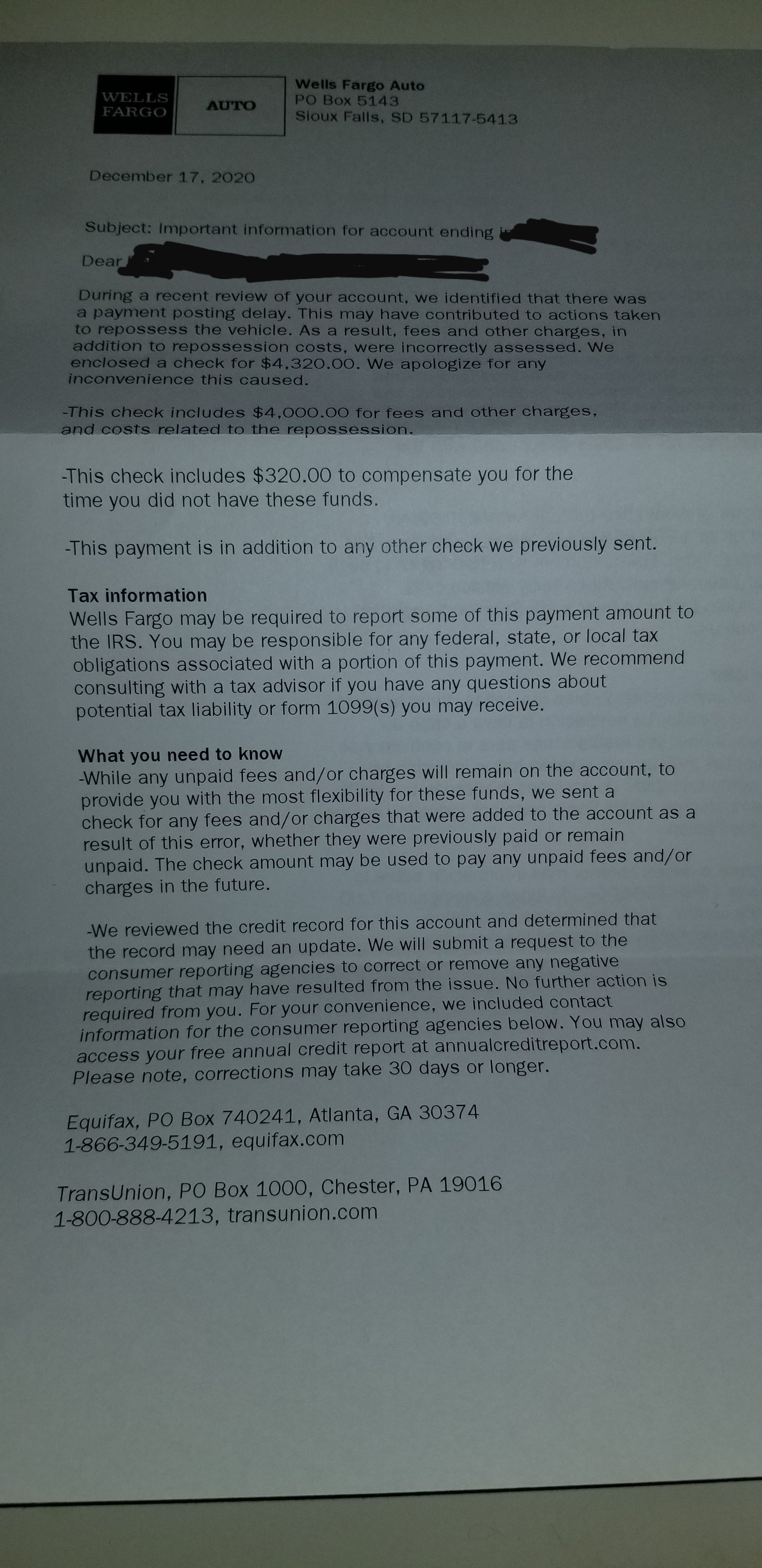 wells fargo remediation check scam