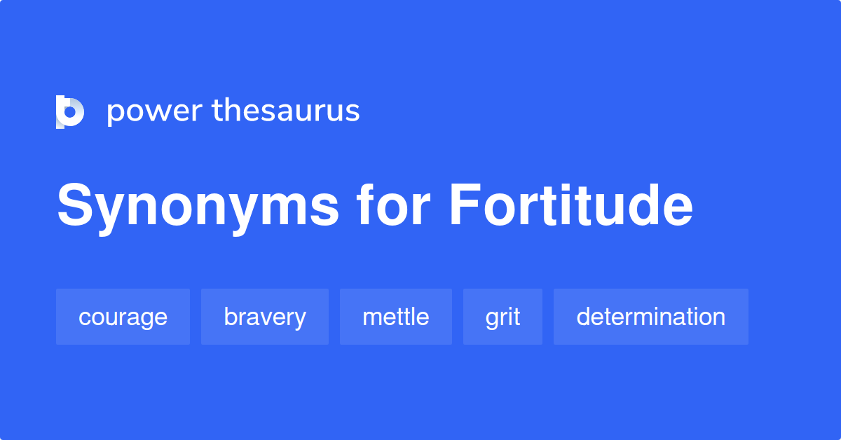 fortitude thesaurus