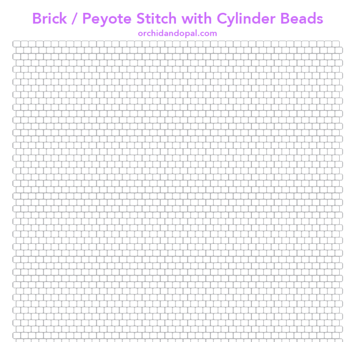 brick stitch graph paper