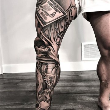 mens leg tattoo ideas