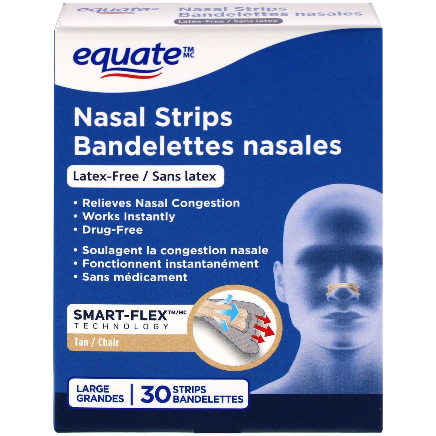 equate nasal strips
