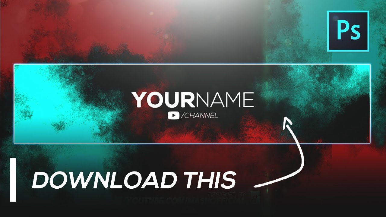 youtube channel banner template download