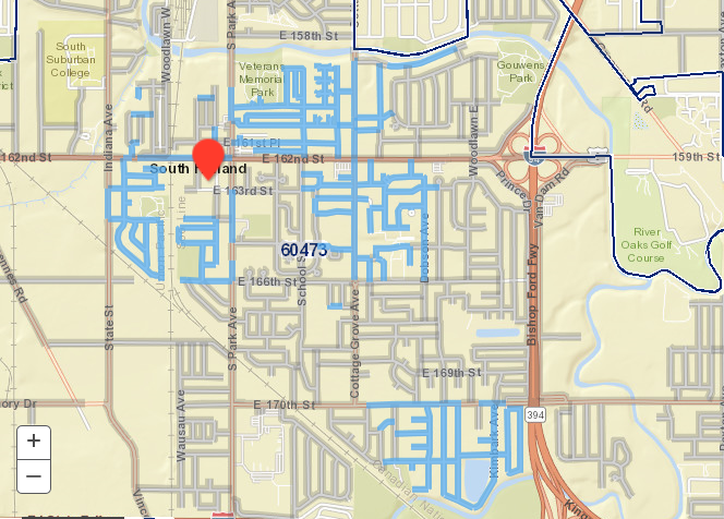 usps carrier route maps